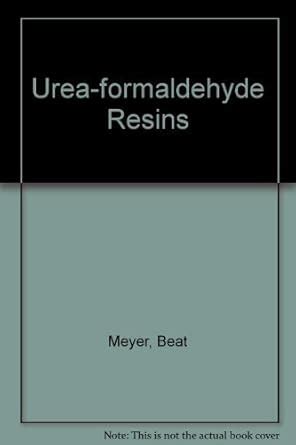 Buy Urea-formaldehyde Resins Book Online at Low Prices in India | Urea ...