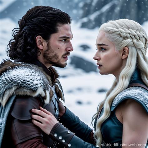 daenerys targaryen and jon snow love scene Prompts | Stable Diffusion ...