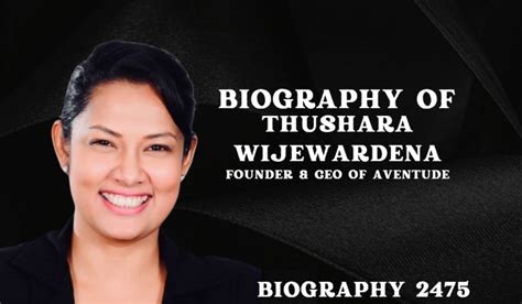 Biography of Thushara Wijewardena: Founder & CEO of Aventude -Entrepreneur