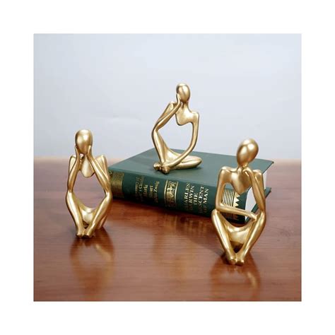 Buy VILEAD The Thinker Statue Resin Abstract Statues for Home Decor ...