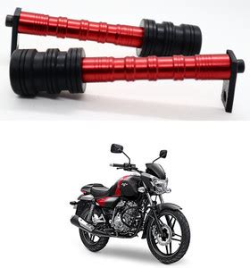 AutoTiger Red Heavy Duty CNC Frame Slider Crash Protection Guard (Frame ...
