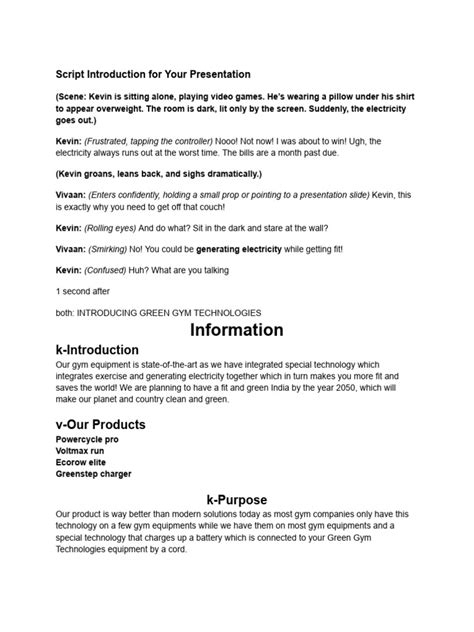 Image result for Introduction Script