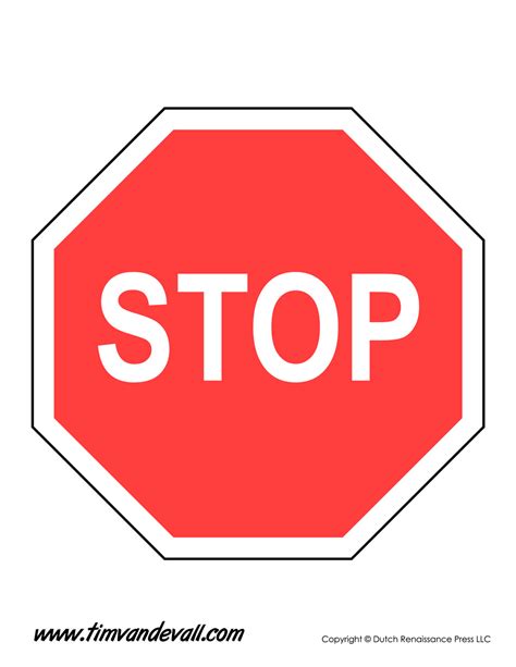 Image result for Free Editable Stop Sign Template