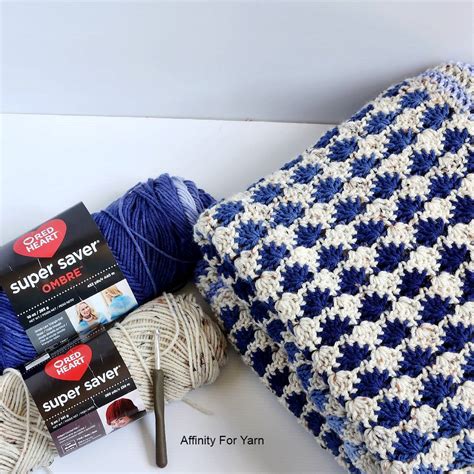 Image result for Crochet Interlocking Shell Blanket Pattern