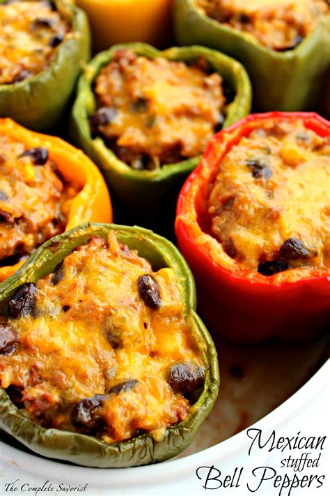 Mexican Stuffed Bell Peppers - The Complete Savorist