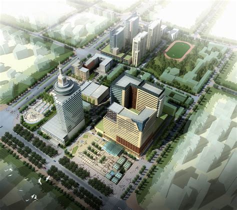 淄博八大局3dmax 模型下载-光辉城市