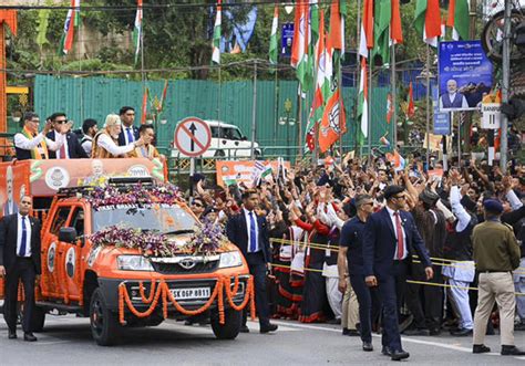 PM leads mega roadshow in Sikkim, to attend celebrations marking 50 ...