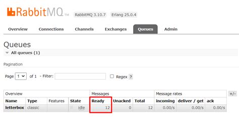 RabbitMQ with Python 的图像结果