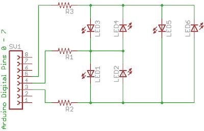Image result for Arduino Charlieplexing Schematic