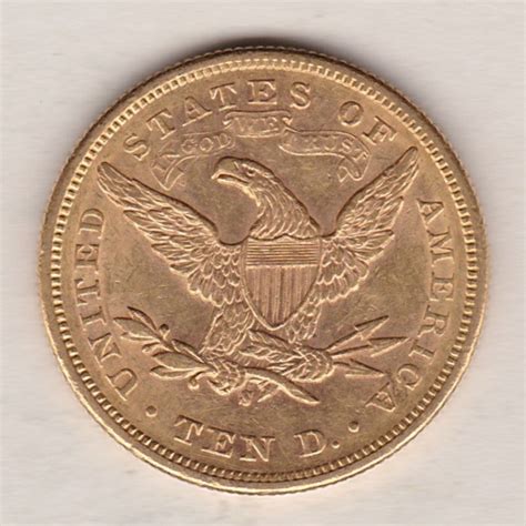 1879 S USA Ten Dollars Gold Coin | Dorset Coin Company