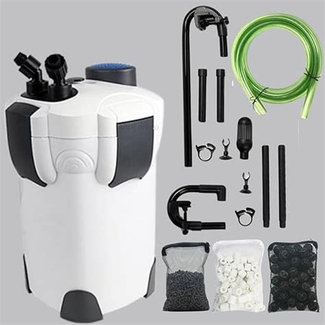 SANSEFERO® 3-Stage Filtration External Canister Filter for Aquarium ...