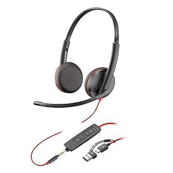 Amazon.in: Buy Poly (Plantronics) Blackwire 3225 USB-C Headset, On Ear ...