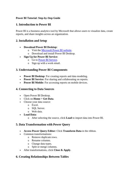 Image result for Power BI Tutorial PDF