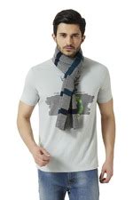 Peter England Casuals Accessories, Grey Muffler for Men at peterengland ...