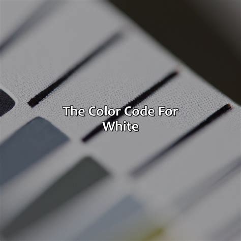 Image result for White Color Code