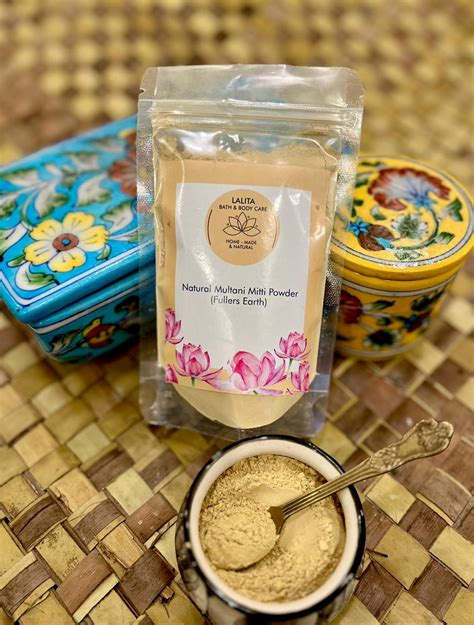 Natural Multani Mitti - 100 gms – Lalita Bath and Body Care