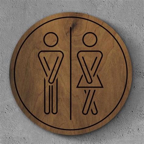 Buy Washroom Sign Online In India - Etsy India