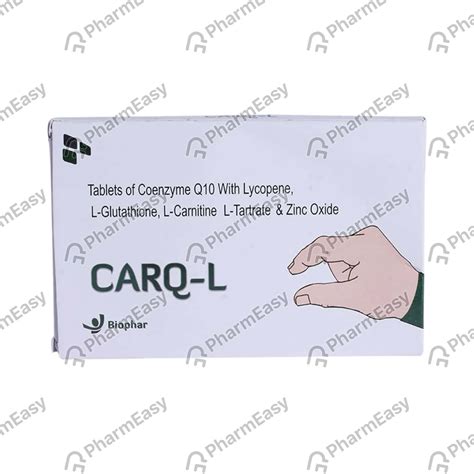 Buy Carq L Strip Of 10 Tablets Online & Save Up to 24% at PharmEasy