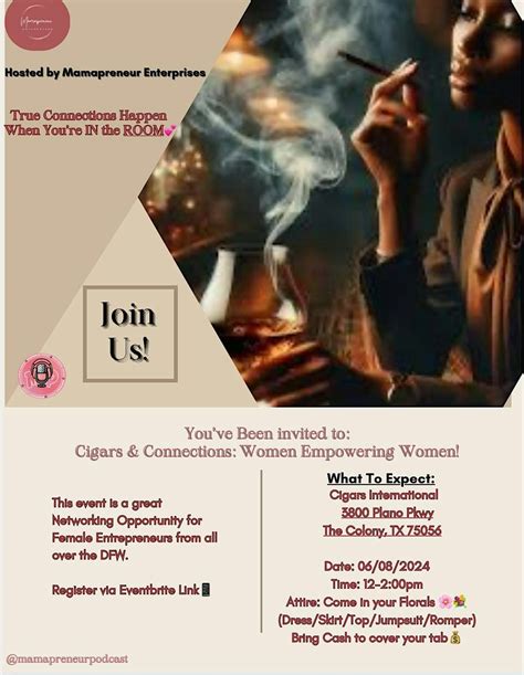 Cigars & Connections Women Empowerment Mixer, Cigars International ...