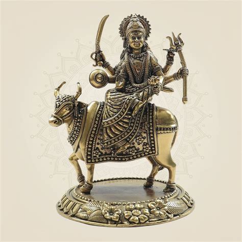 Buy Brass Umiya Mata Idol Seated Gracefully on Cow