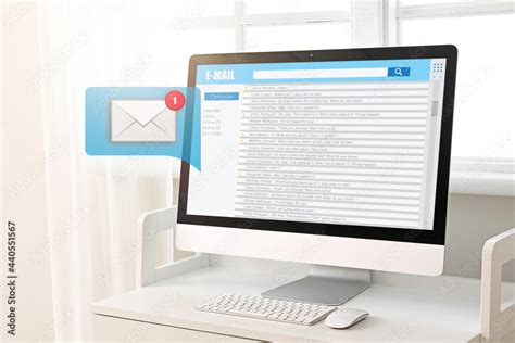 Image result for Computer Screen with Email Display