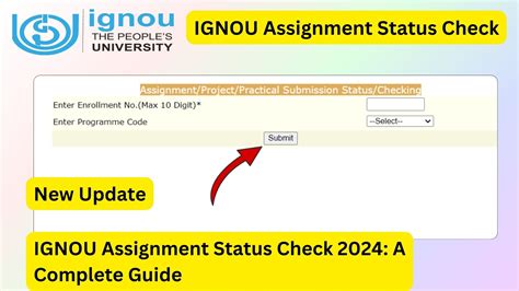 Rezultat imagine pentru Assignment Status IGNOU Check