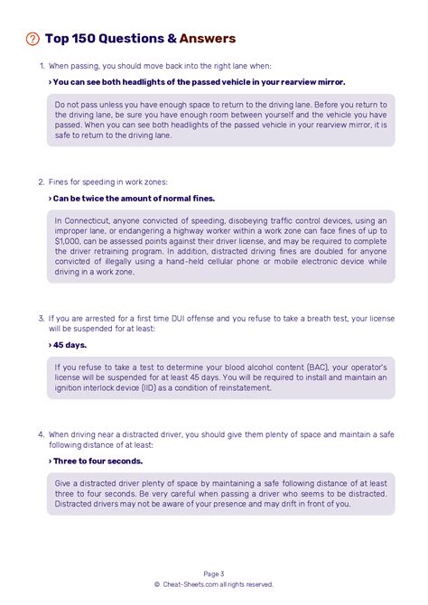 FREE Connecticut Permit Test - Real 2024 DMV Test Questions