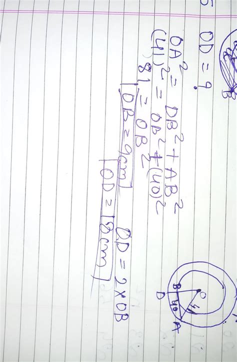 31. The radil of two concentric circles are 41 cm and 40 cm. A chord of ...