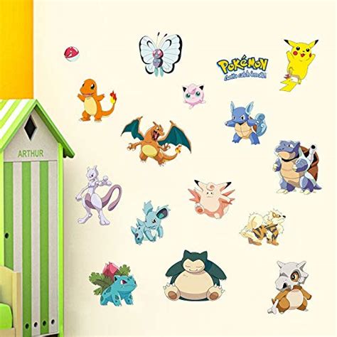 Buy Best Choise Product Pocket Monster Pokemon Wall Stickers for ...