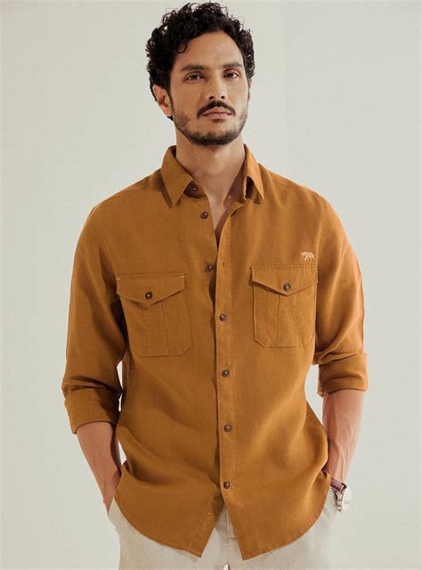 Andamen Aztec Linen Shirt