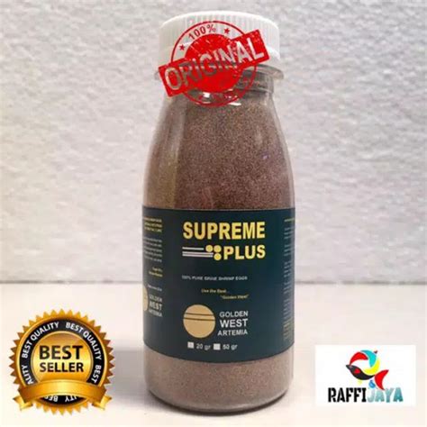Jual Artemia supreme plus golden west 50gram pakan burayak ikan benur ...