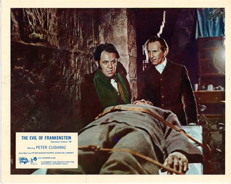 David A. Riley: The Evil of Frankenstein Lobby Cards