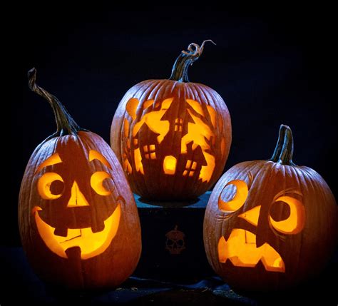 Halloween Carved Pumpkins