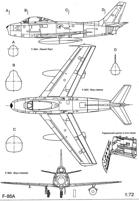 f-86f sabre - Google Search | Vintage aircraft, Aircraft design, Blueprints