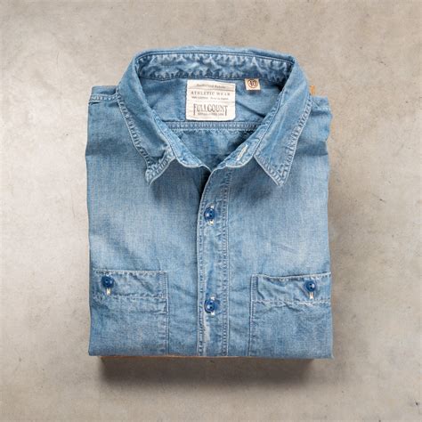 Fullcount 4810HW Chambray Shirt "Fade" – Frans Boone Store