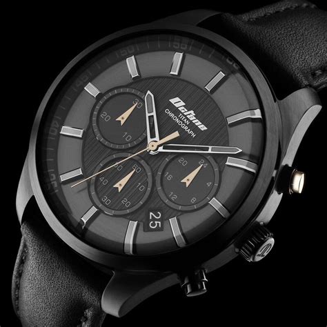 Buy Online Titan Octane Classic Sporty Black Dial Chronograph Leather ...