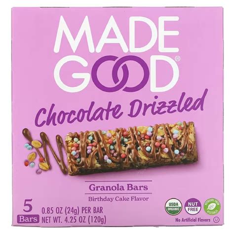 Made Good Granola Bars Chocolate Drizzled 5x24 g - Shop Apotheke