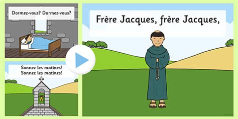 Frère Jaques | French Poems For Kids | Twinkl