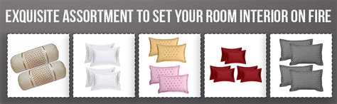 Rj Products Cotton Zari Embroidery Bolsters Covers Pack of 2 Piece ...