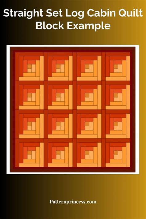 Image result for Log Cabin Quilt Block Tutorial