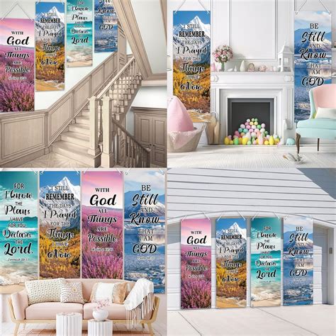 Moukeren 4 Pcs Christmas Church Banners Religious India | Ubuy