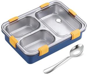 Flipkart.com | Lozenge 3 Compartment Lunch Box 3 Containers Lunch Box