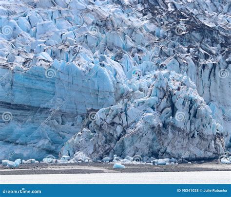 Black and Blue Colors in Glacier Stock Photo - Image of black ...