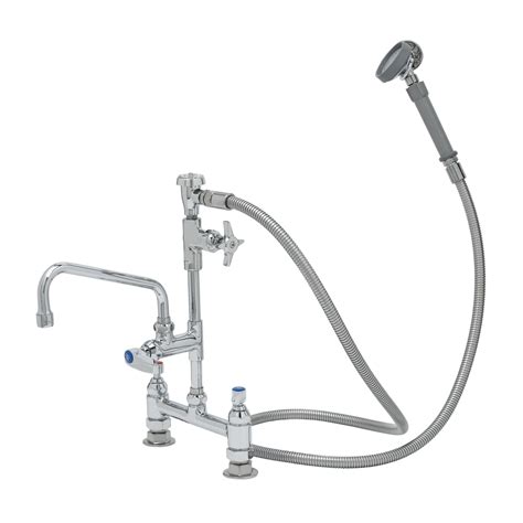 B-0177-60X-LF22 Faucets with Spray Assemblies | T&S Brass