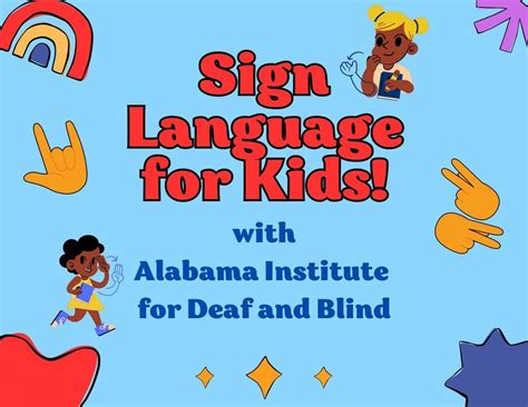 Sign Language for Kids w/ AIDB, Bessemer Public Library, 11 April 2024 ...