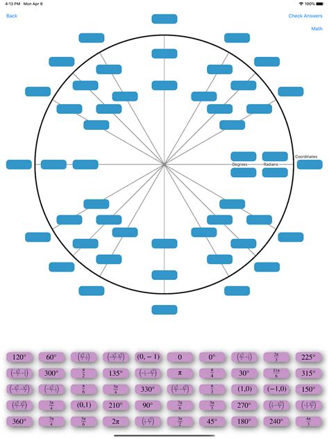 Unit Circle Practice – Lightbulb Learning Logic