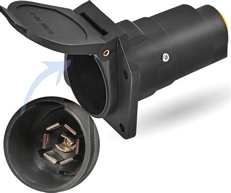 MECMO 7-Pin RV Blade Trailer Wiring Harness Connector, Truck Vehicle ...