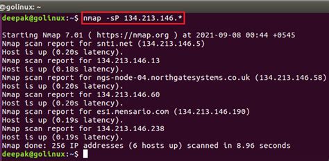 Nmap Command Examples 的图像结果