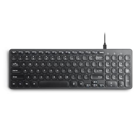 Amazon.in: Buy Perixx PERIBOARD-215B US, Wired Keyboard - Ultra Slim ...