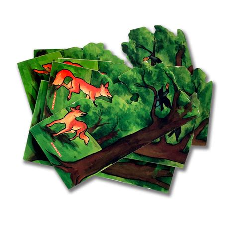 Fox and Crow - Flash Card Story Cut-outs – J. Dutta & Co.